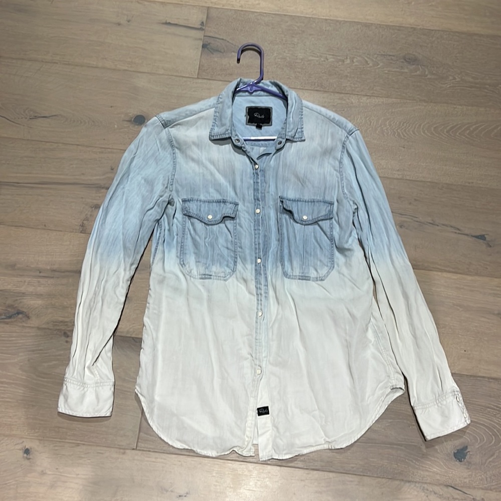 Rails denim shirt, size small